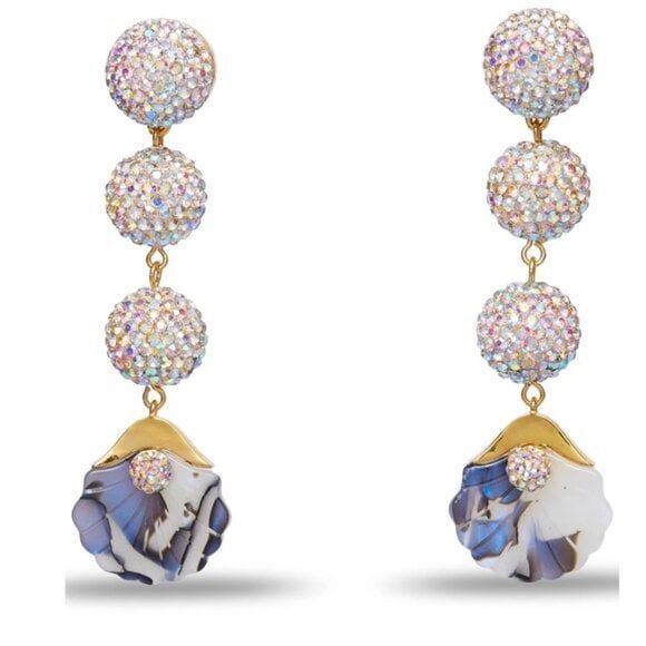 Brand New. Lele Sadoughi Linear Earrings. - Picture 1 of 5